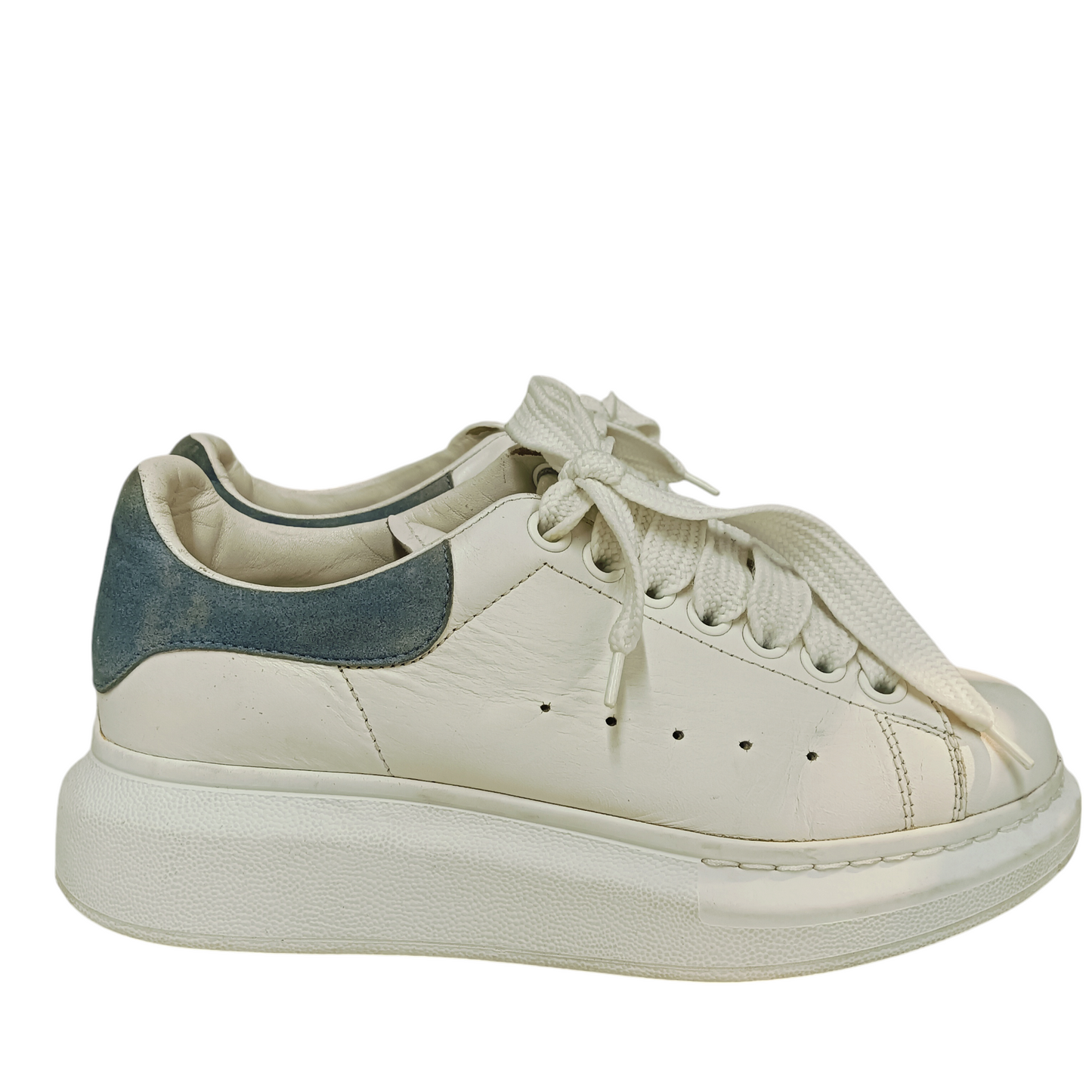 ALEXANDER MCQUEEN SHOES 361/2 WHITE/GRAY RANK (B) 462214