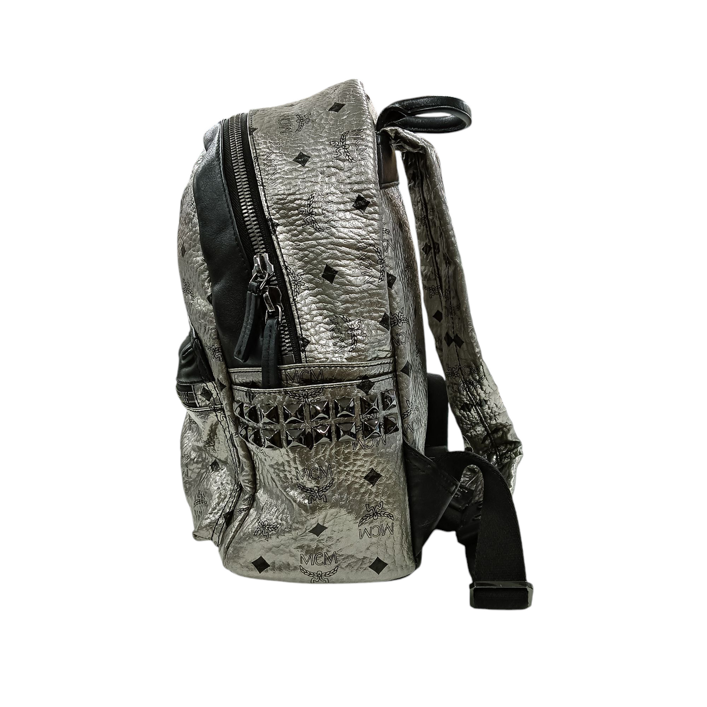 MCM Rucksack MMK5AVE43SV001 Silver/Black