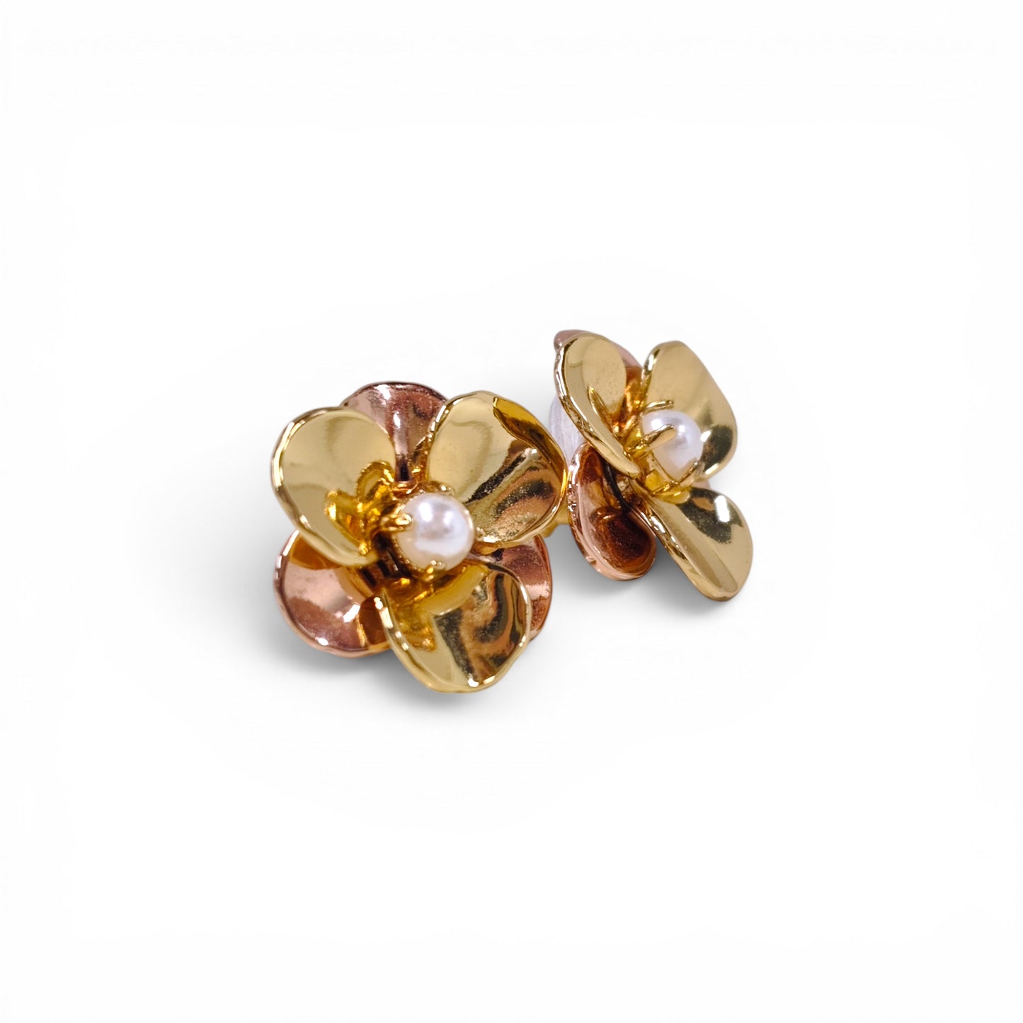 Kate Spade Earring Gold Flower Motif Rank B