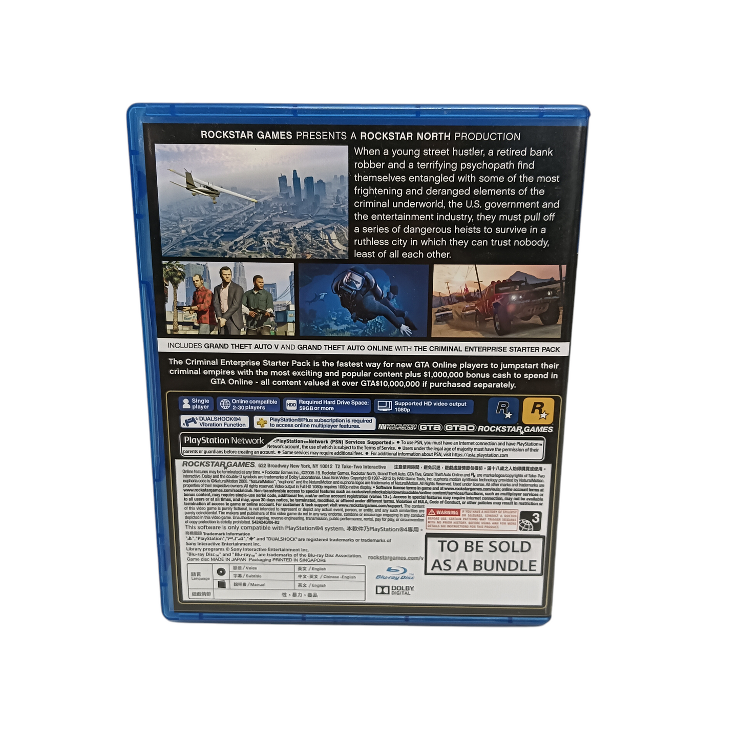GRAND THEFT AUTO V(five) Rockstar game Game Soft PS4