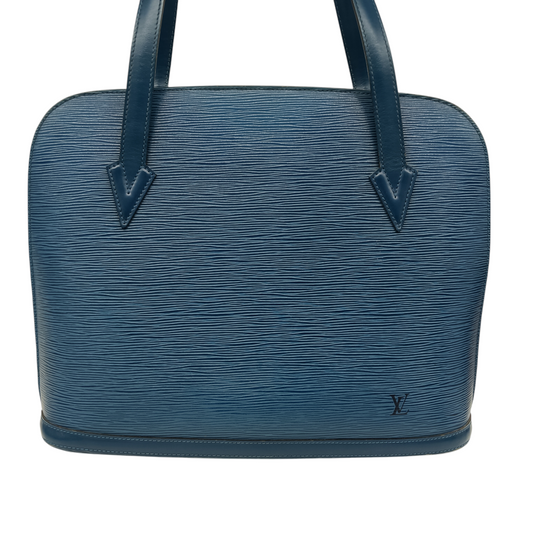 LOUIS VUITTON BAG Epi M52285 Rank (BC) Blue VI1906 Lussac