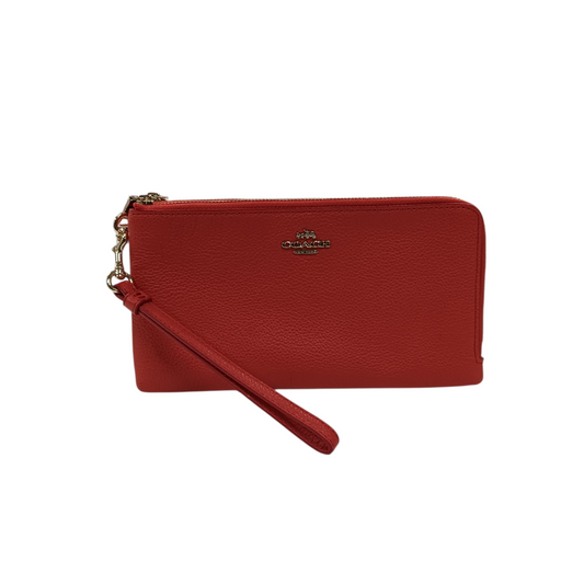 COACH Long Wallet Orange 53089