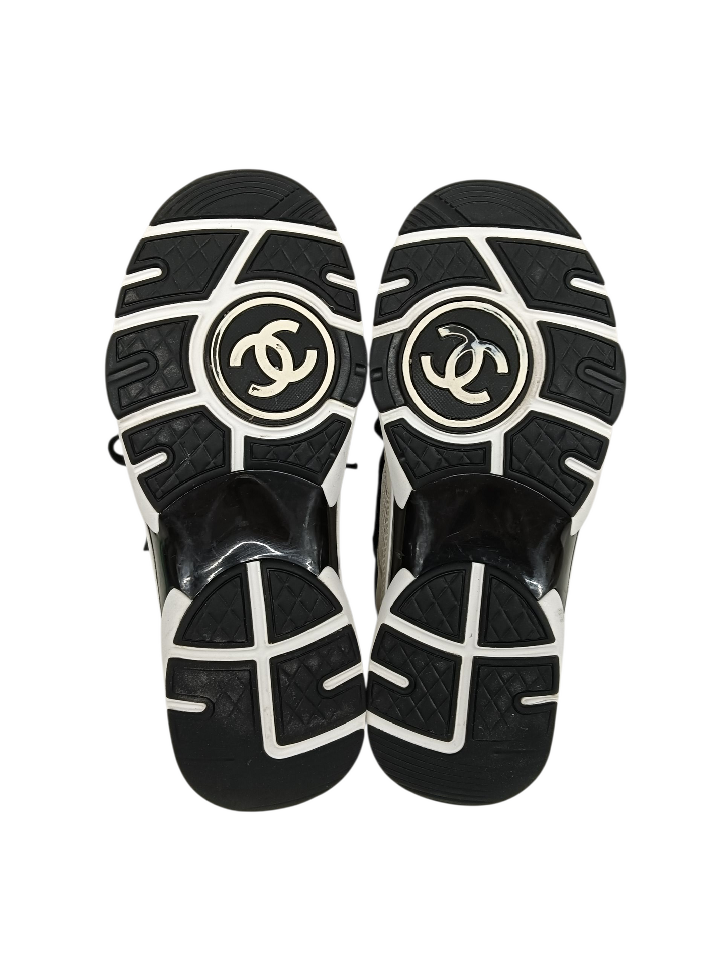 CHANEL Sneaker Size 36.5 G38299 Lady's White/Black