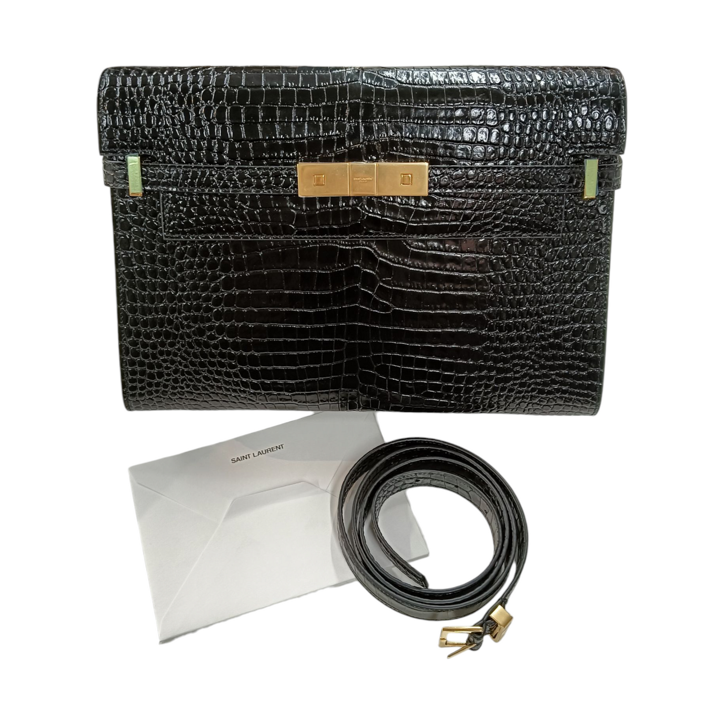 Saint Laurent Paris Shoulder Bag Manhattan Medium Leather
