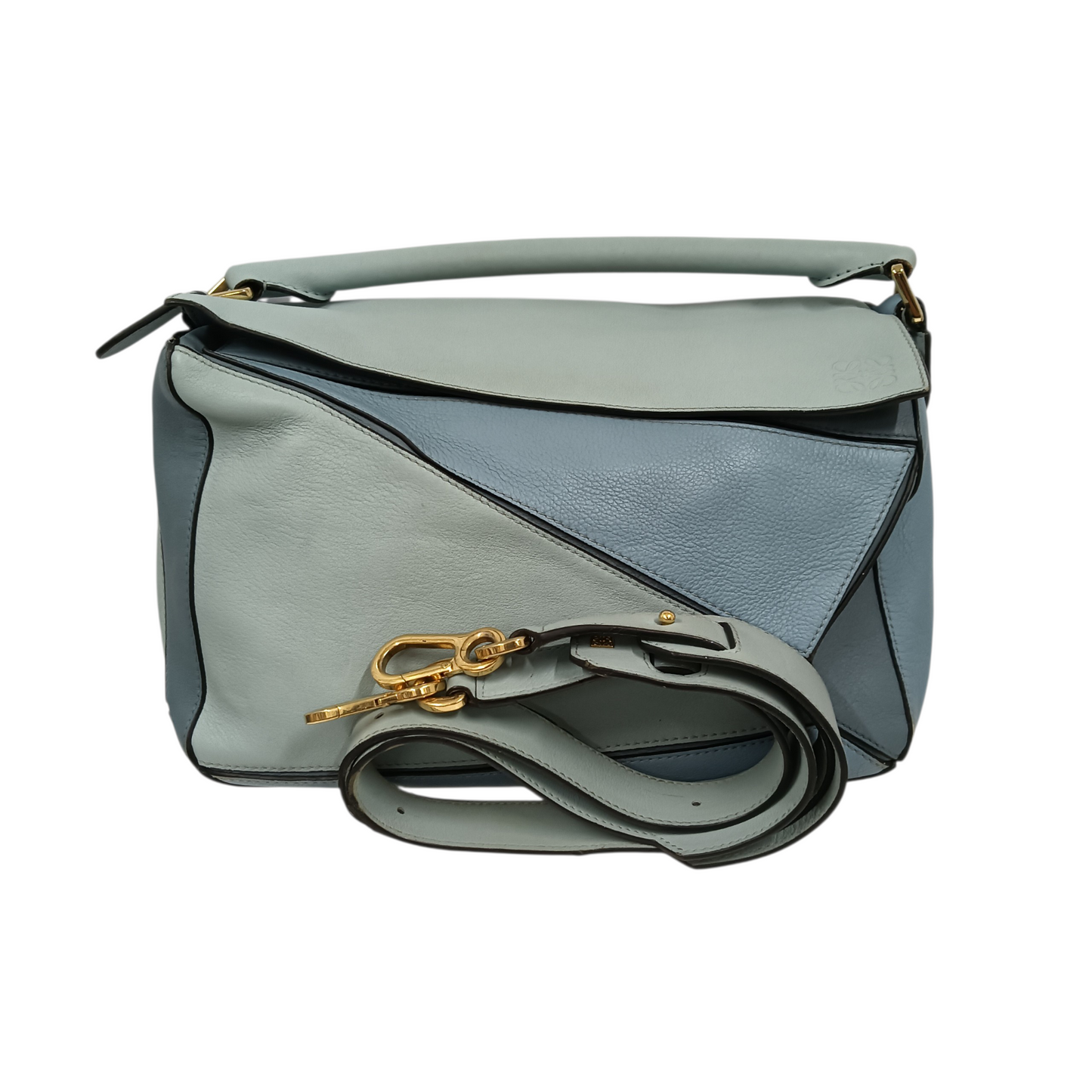 LOEWE 2WAY Bag Sky Blue 06 17 07  Stain/Damage Puzzle Medium