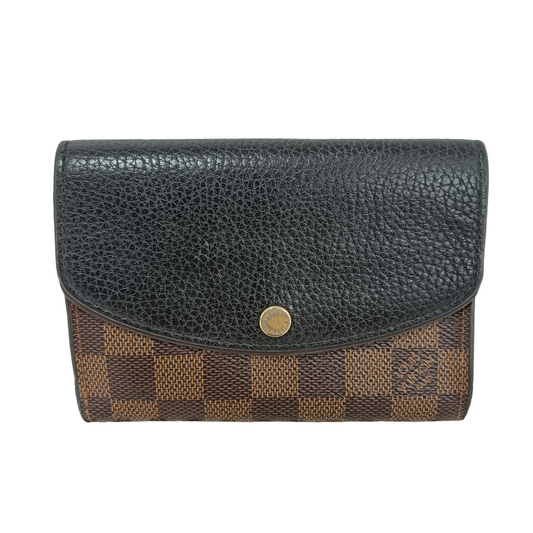 LOUIS VUITTON Wallet Damier N60044 Brown SP0147 *Syticky*