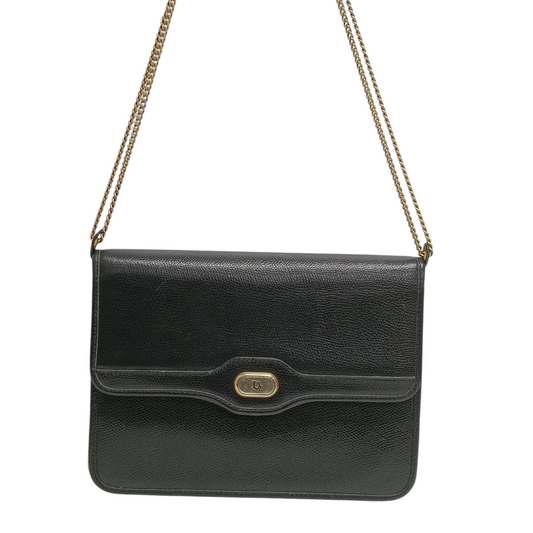 Christian Dior Shoulder Bag Black vintage