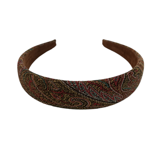 ETRO HAIR BAND BROWN OLD
