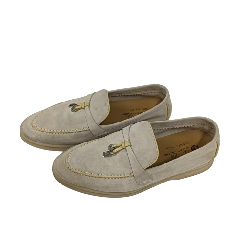 LORO PIANA Loafers Gray **Stain 51252