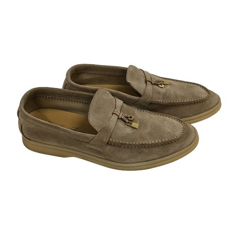 LORO PIANA Loafers Brown **Stain M52317