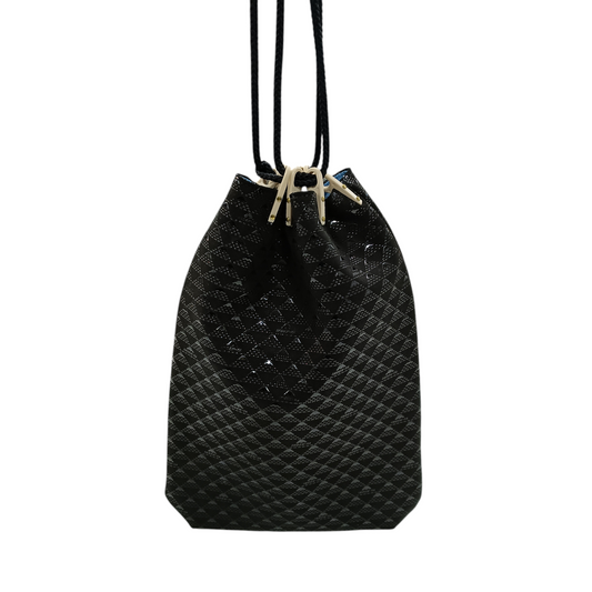 INDEN-YA Pouch Black Deer Leather/Lacquer