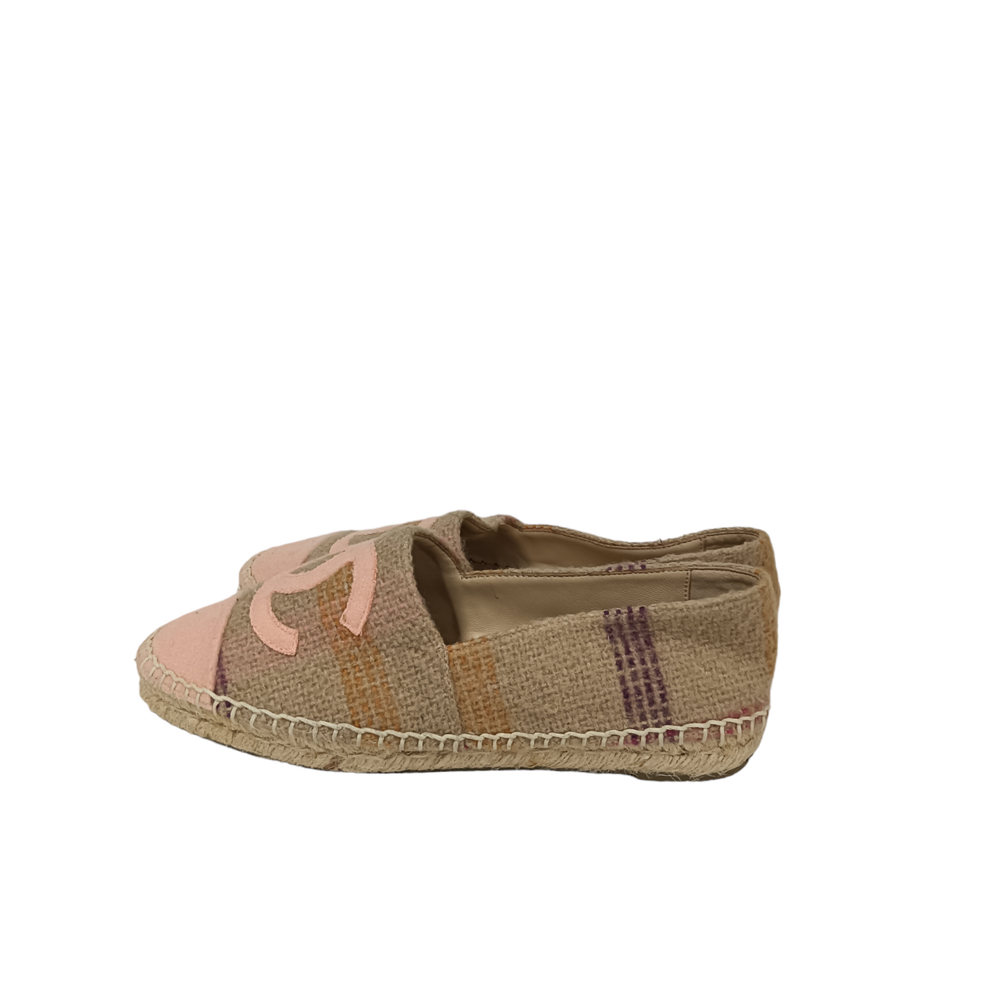 CHANEL Espadrille 35 Lady's Brown/Pink G29762