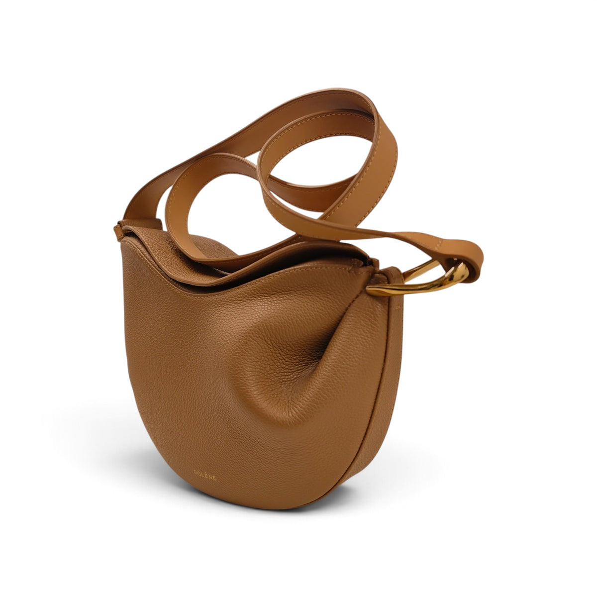 POLENE Shoulder Bag Brown TONCA Rank B