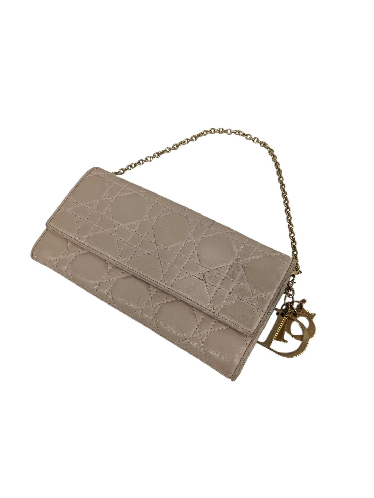 CHRISTIAN DIOR Chain wallet CAL43060P Pink