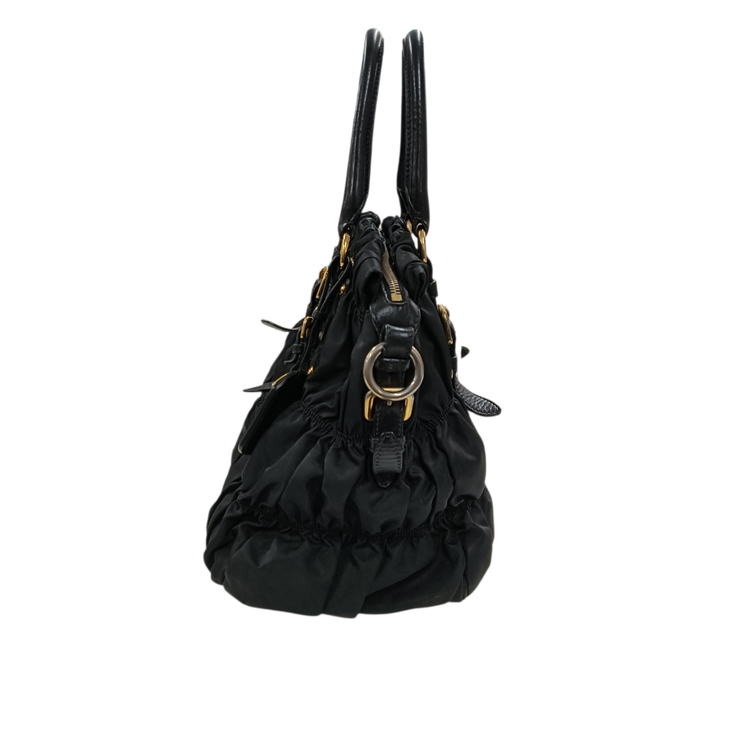 PRADA 2WAY Bag BN2346 Black Scratch