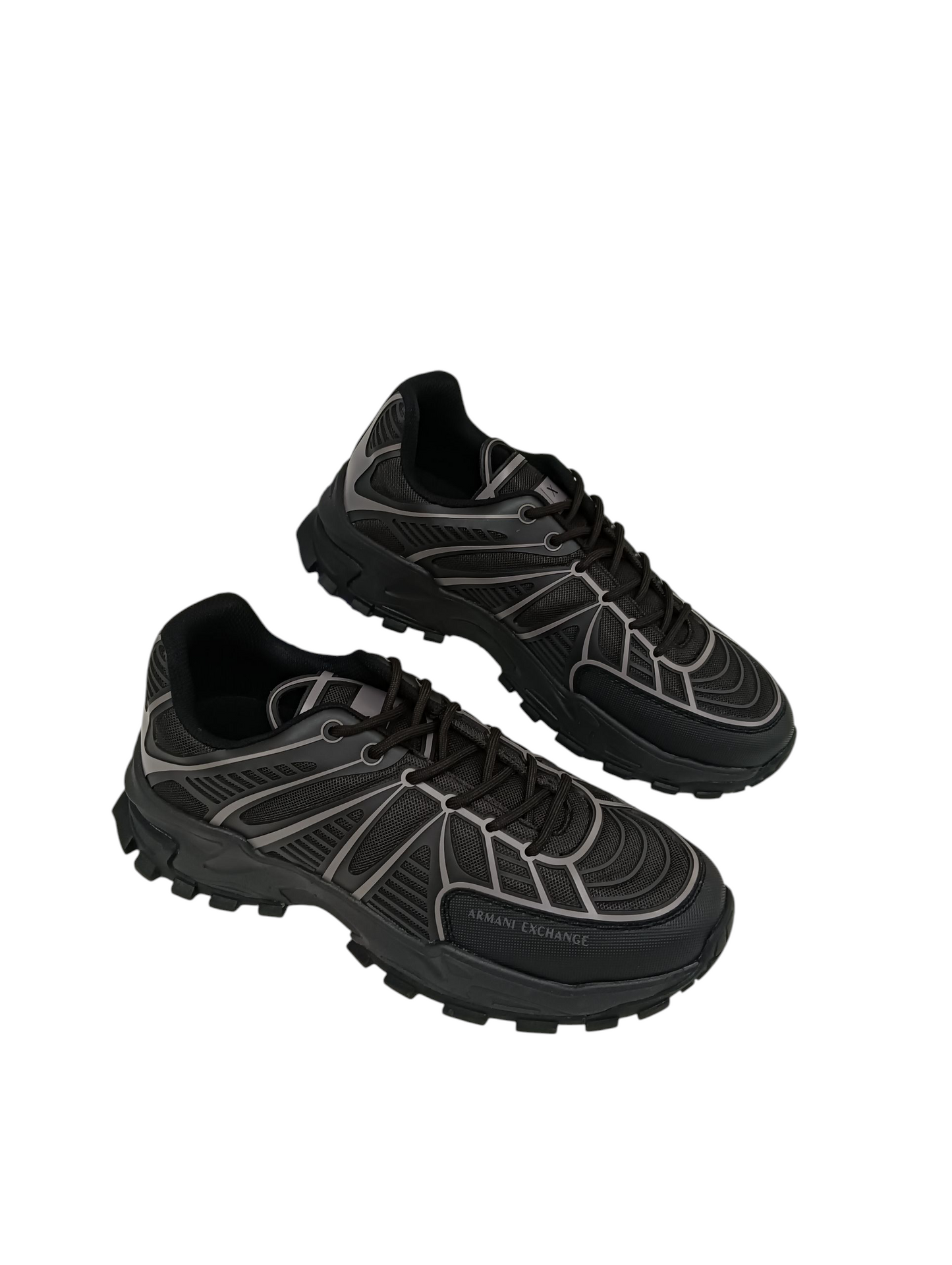 ARMANI EXCHANGE Sneaker Size 42 XV907 Mens Black