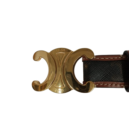CELINE Belt Brown W-NE-2282