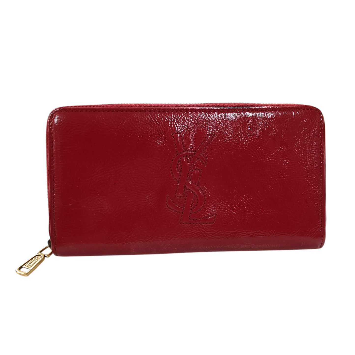 YVES SAINT LAURENT WALLET RED 177555 0416