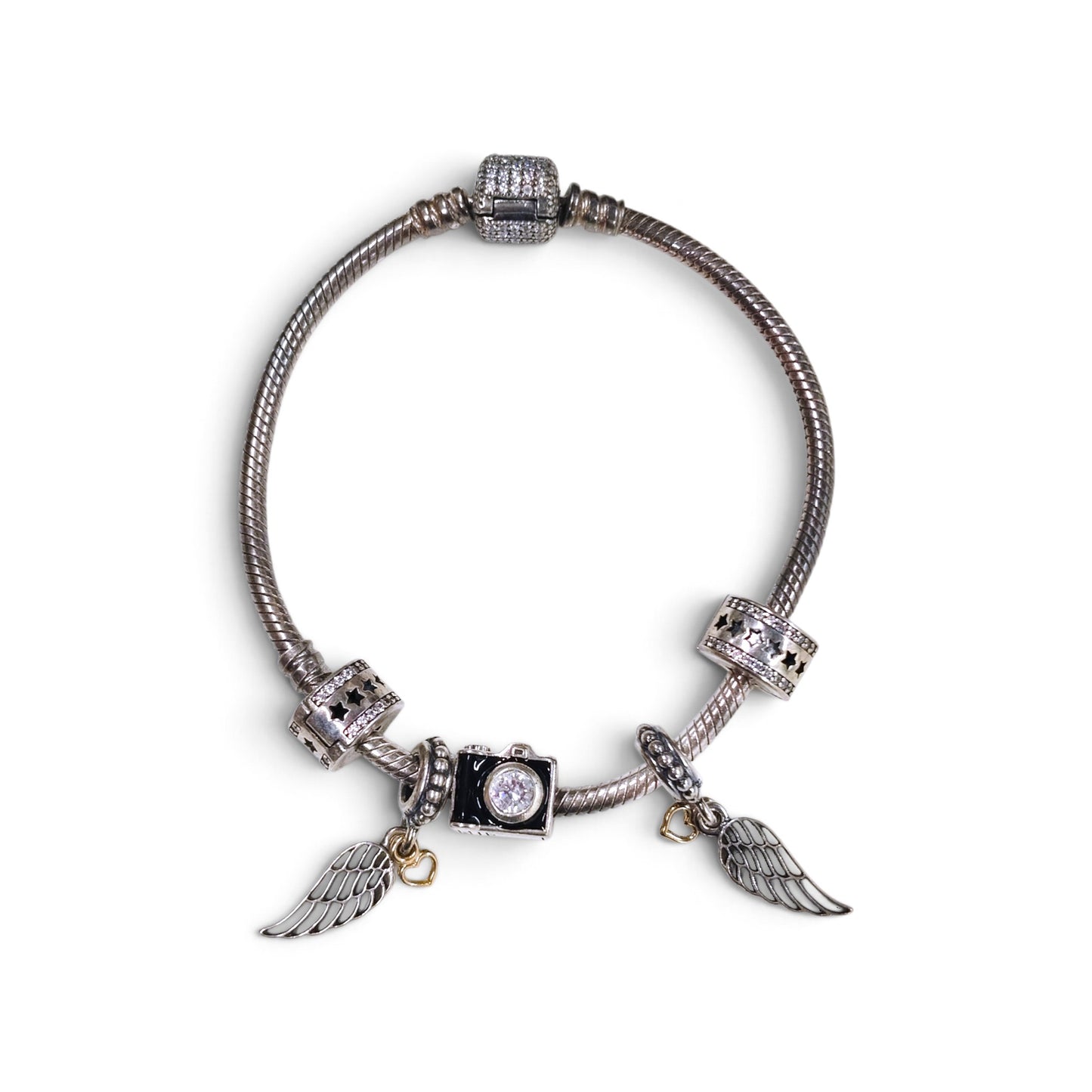 PANDORA Bracelet Silver Charm 5P Set