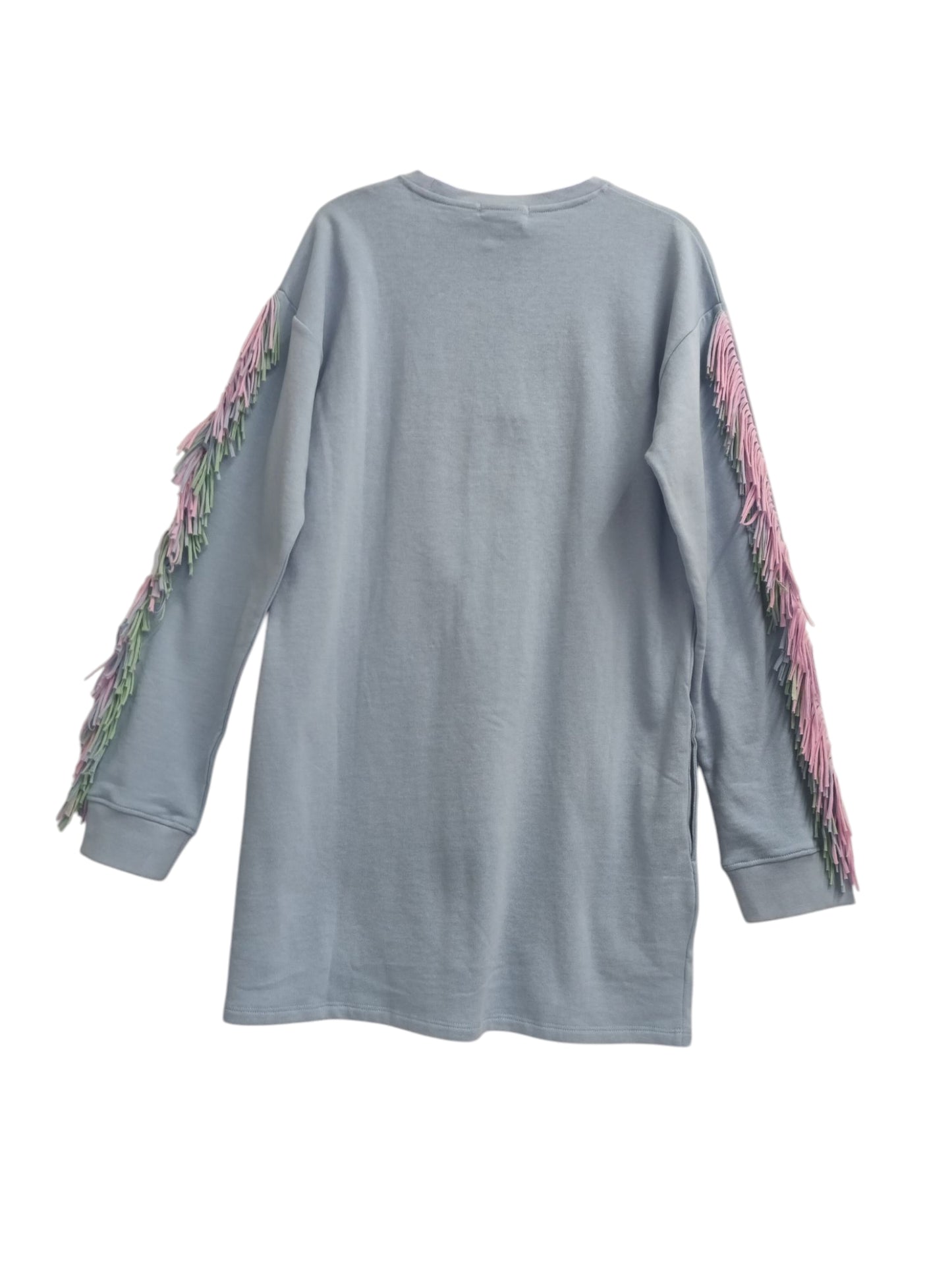 STELLA MCCARTNEY FRINGE SWEAT 14 LADY'S BLUE