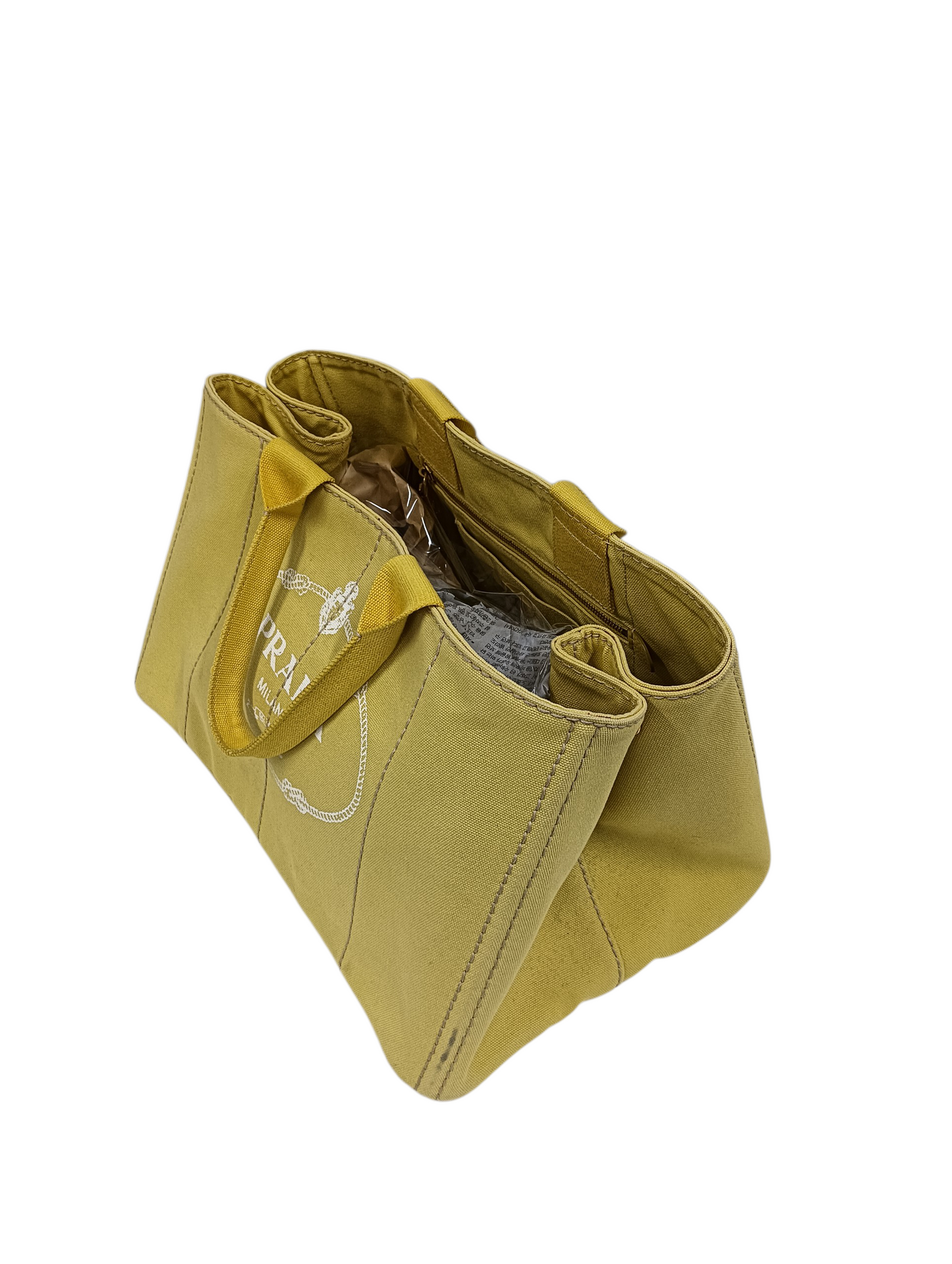 PRADA Tote Bag Rank(B) Stain