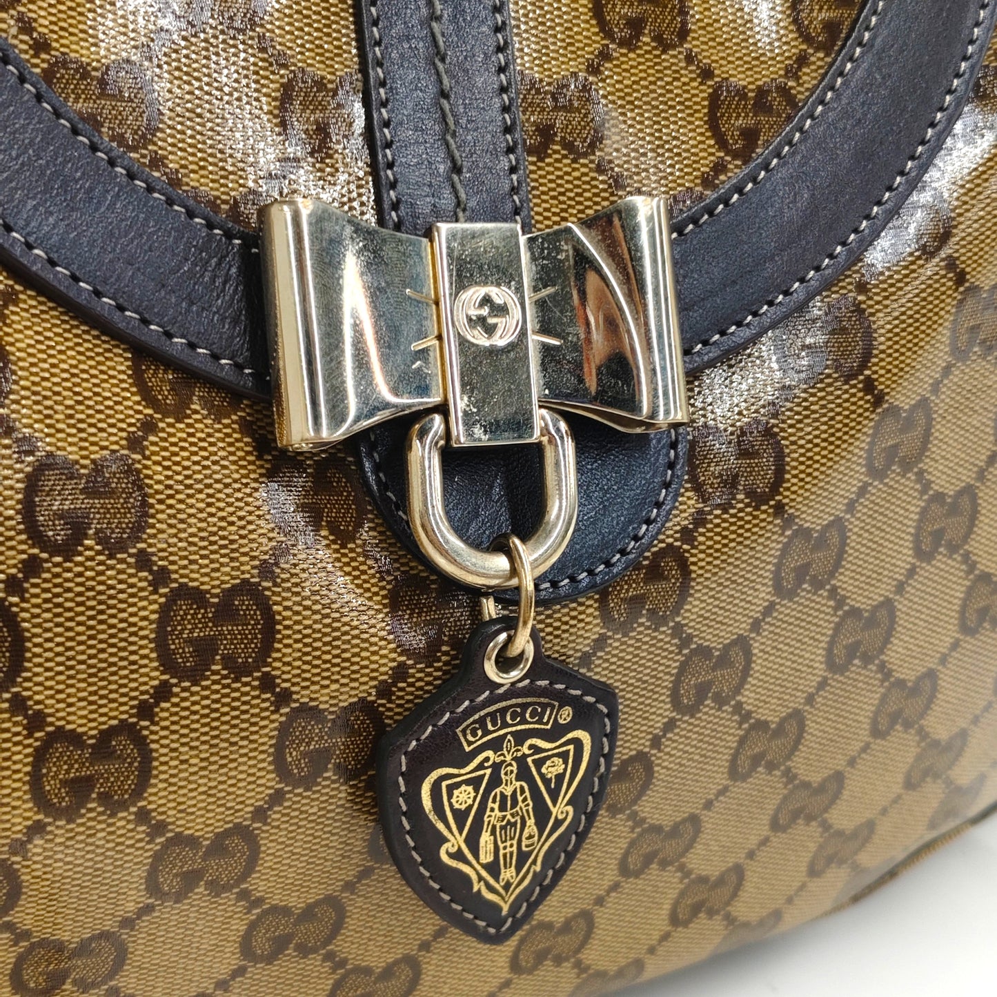 GUCCI Tote Bag 181476 Brown Rank B