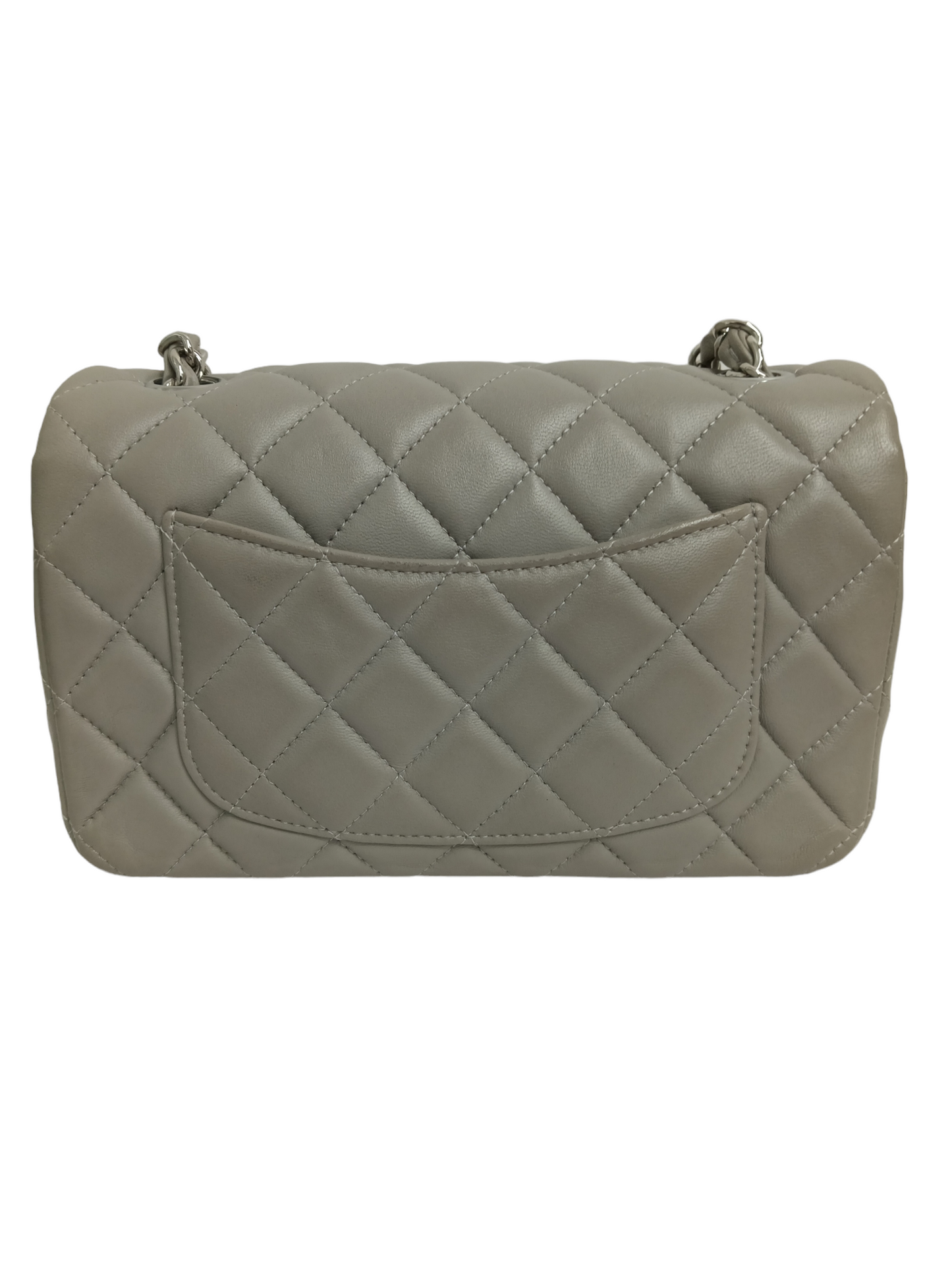 CHANEL SHOULDER BAG GRAY