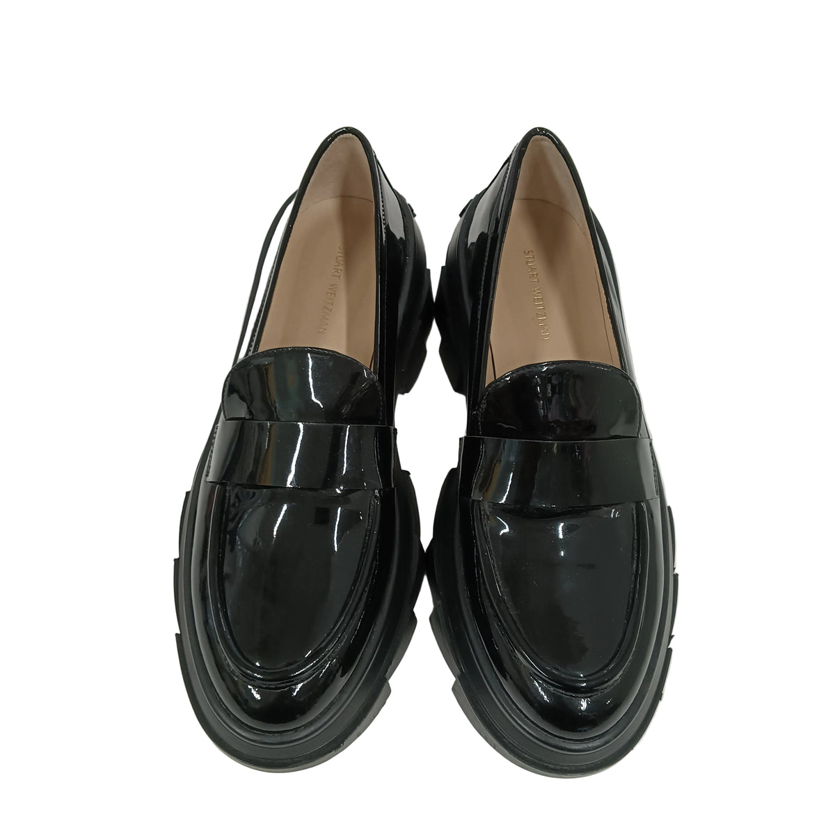 STUART WEITZMAN Loafers 37 Lady's Black SJ169