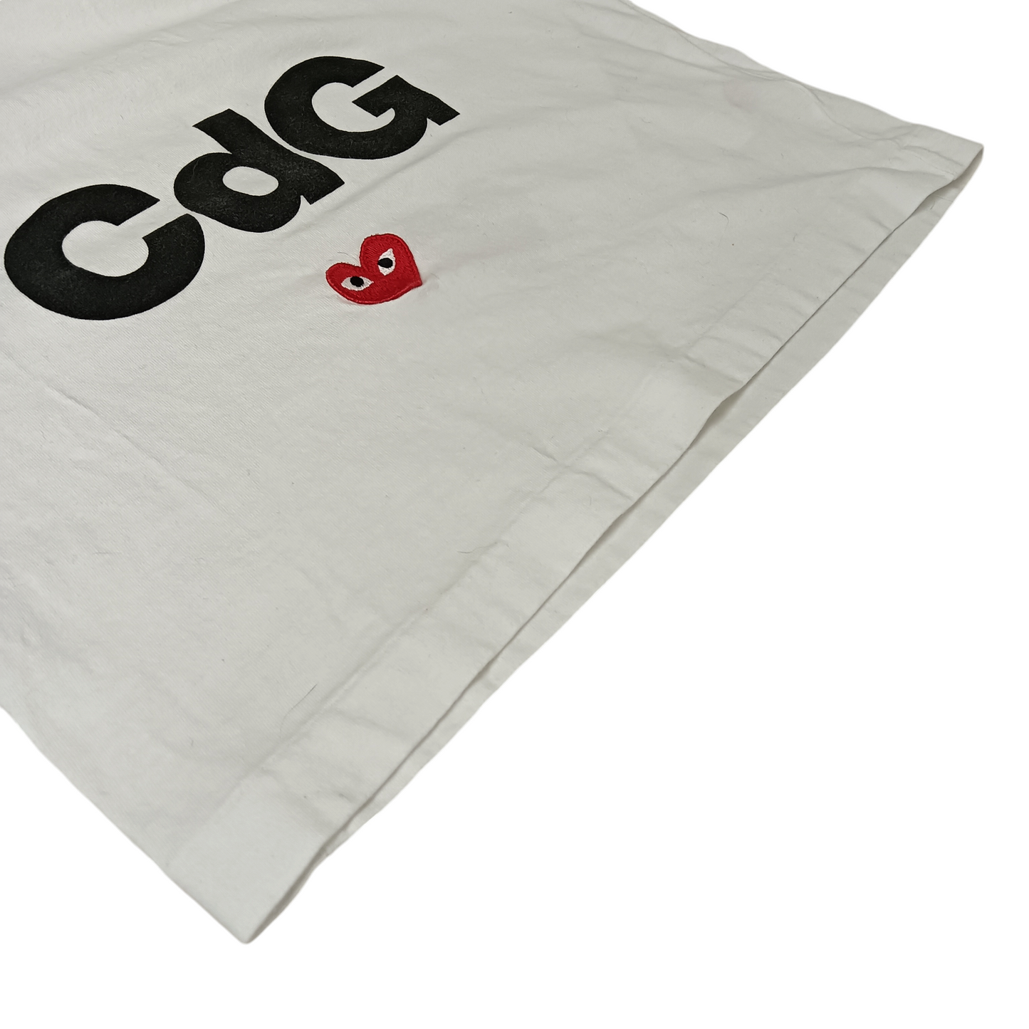 PLAY COMME DES GARCONS T-shirt SIZE S Lady's White AE-T102