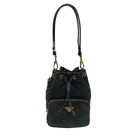 PRADA Shoulder Bag Re-Nylon 42 Black 1BH038