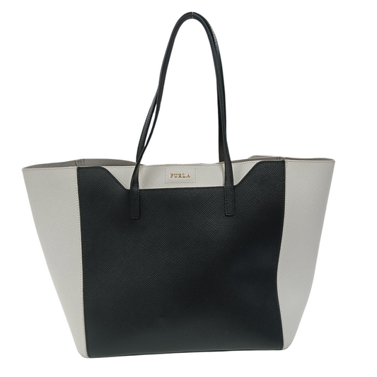 FURLA Tote Bag White/Black
