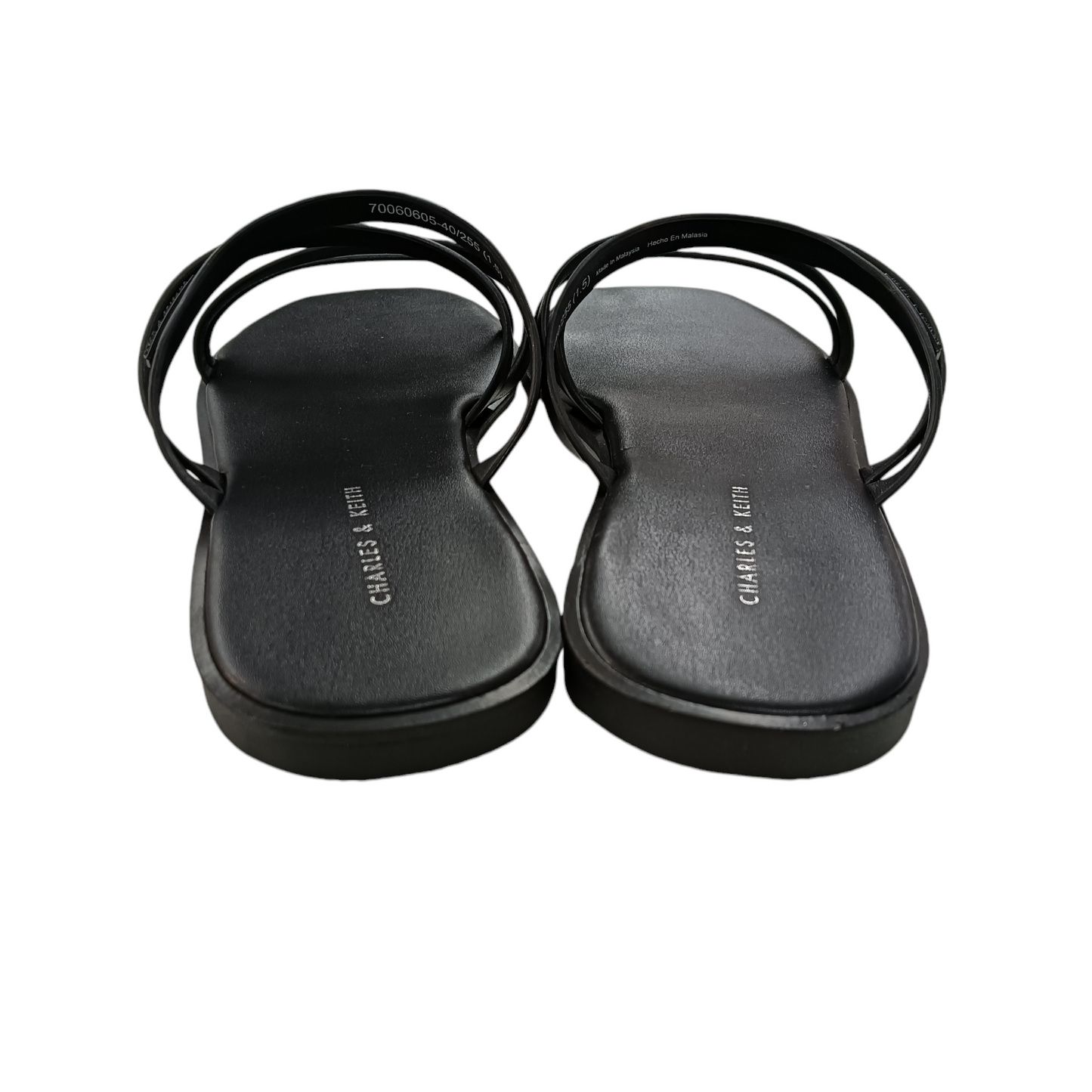 CHARLES & KEITH SANDAL LADY'S SIZE 40 BLACK