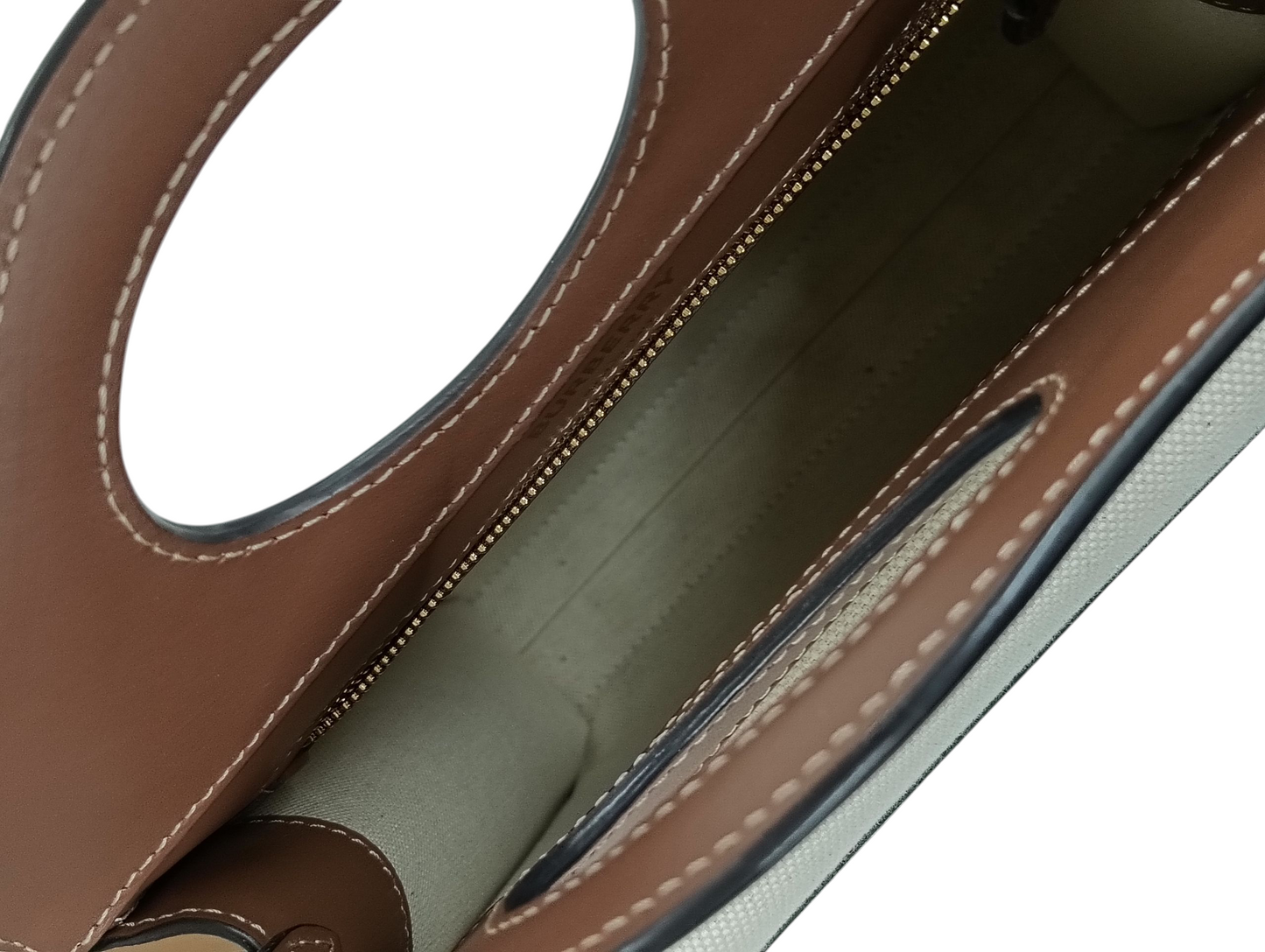 BURBERRY LONDON 2WAY BAG 80317461 Brown/Beige