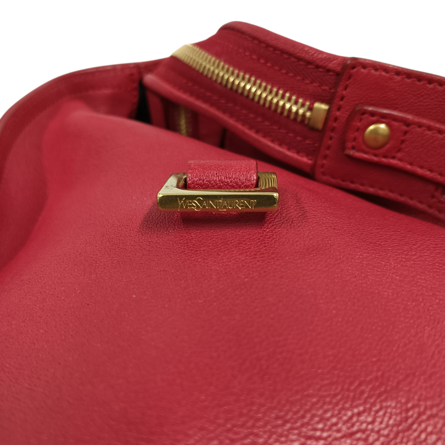 Yves Saint Laurent Y Line Tote Bag 311220 Red