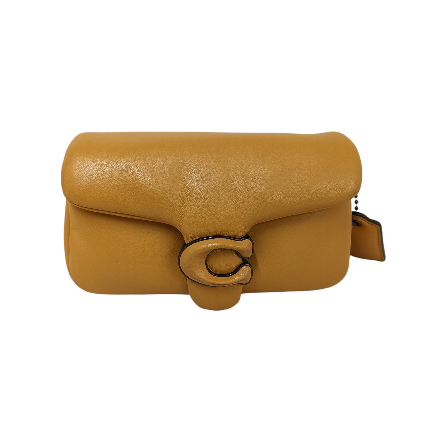 COACH 2WAY BAG C3880 Yellow *Scratch Rank B