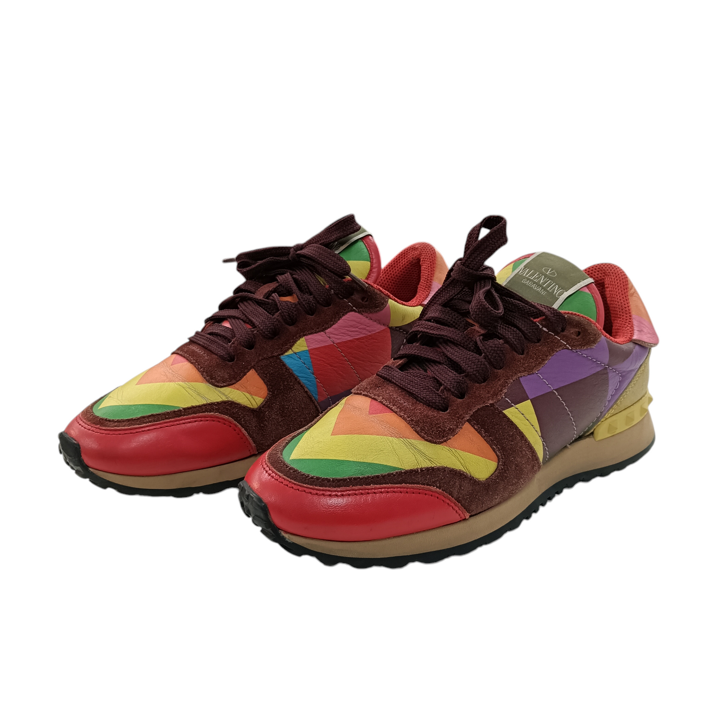 VALENTINO SNEAKER LADY'S SIZE 38 MULTI COLOR