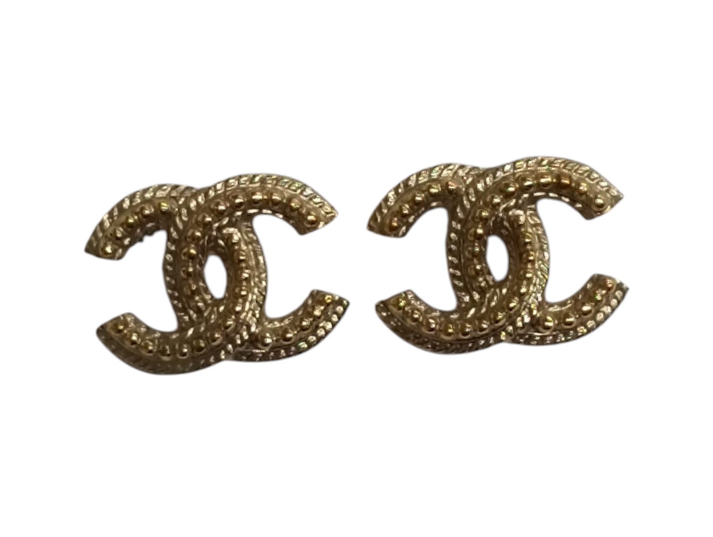 CHANEL Earring B17 Silver