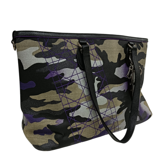 Christian Dior Shoulder Bag Purple/Black 10-B0-1111