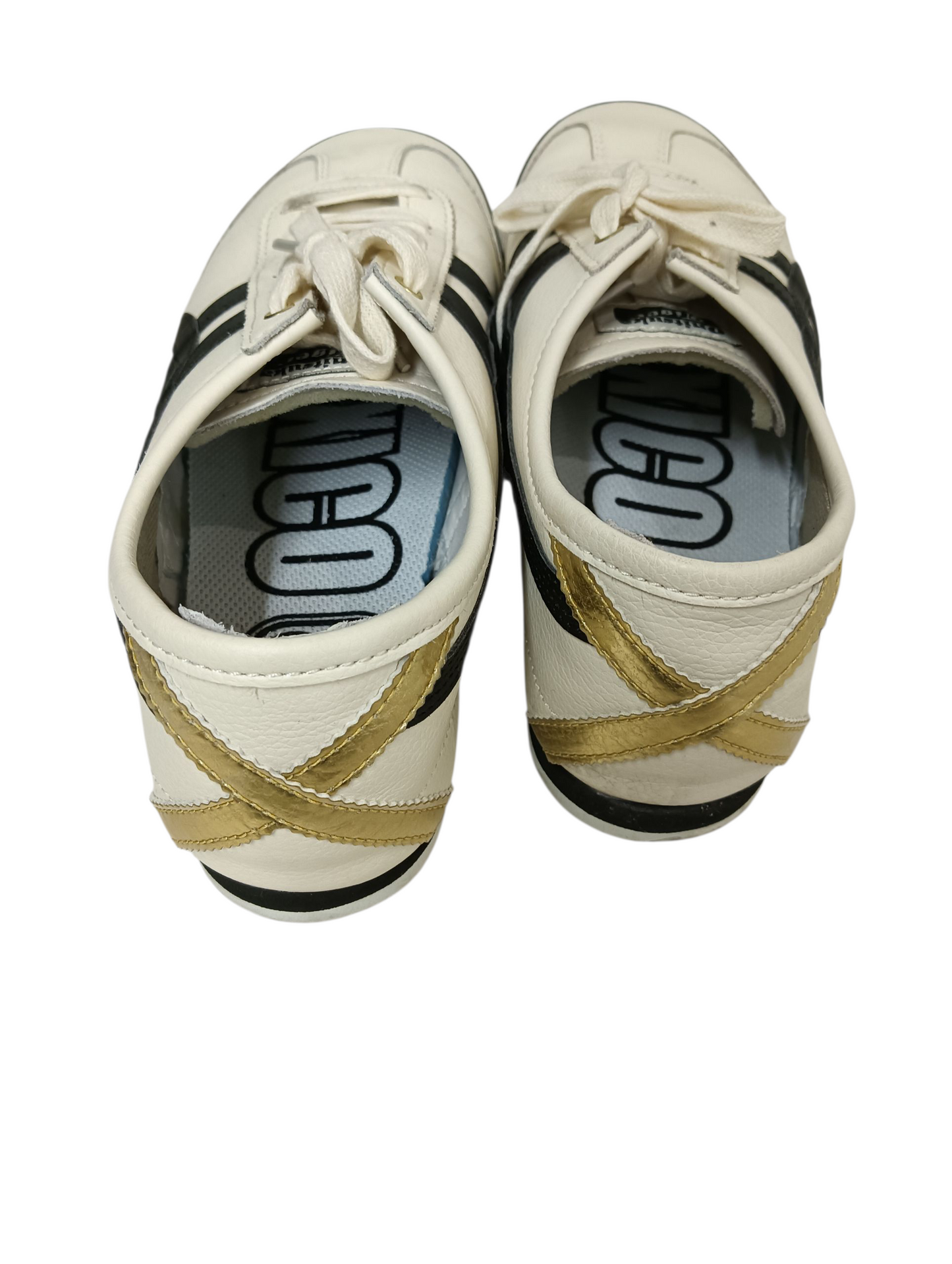 Onitsuka Tiger Sneaker Size 39.5 Lady's 1183B493 Beige/Black