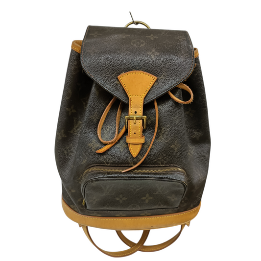 LOUIS VUITTON Rucksack M51136 SP0977 Brown *Damage/Stain Montsour is MM
