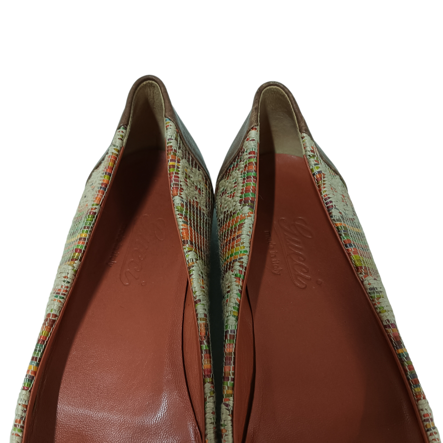 GUCCI Pumps 36 1/2 Lady's Red 234959 horse bit