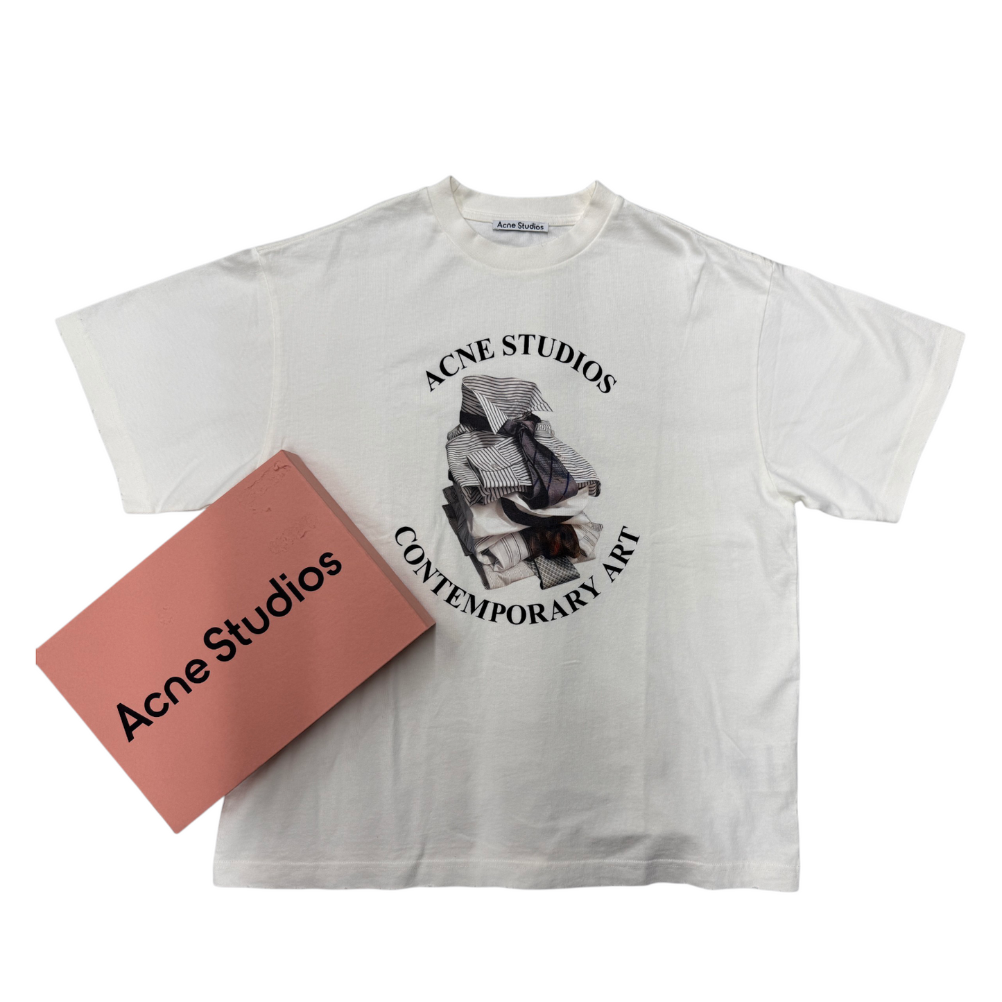 ACNE STUDIOS T-SHIRT SIZE XXS Men's Ivory AL0534