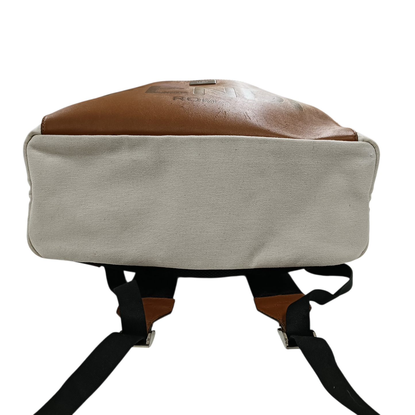 FENDI Rucksack 7VZ053 Beige/Brown Stain/Scratch