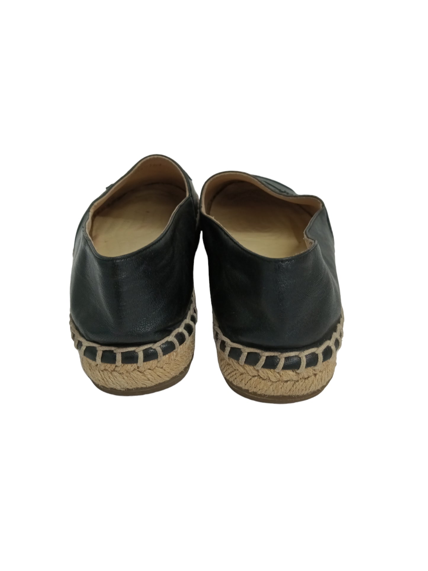 CHANEL ESPADRILLE SIZE 36 BLACK/BEIGE YG29762