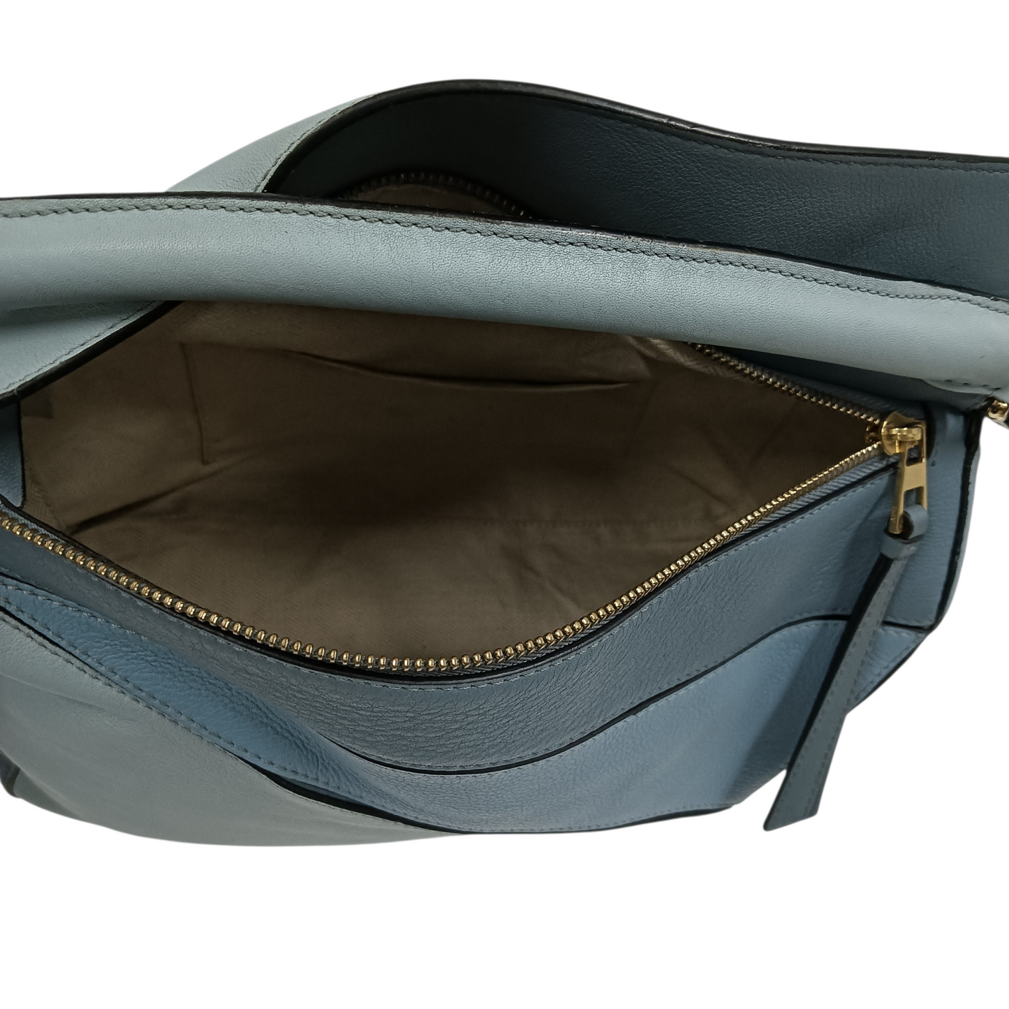 LOEWE 2WAY Bag Sky Blue 06 17 07  Stain/Damage Puzzle Medium