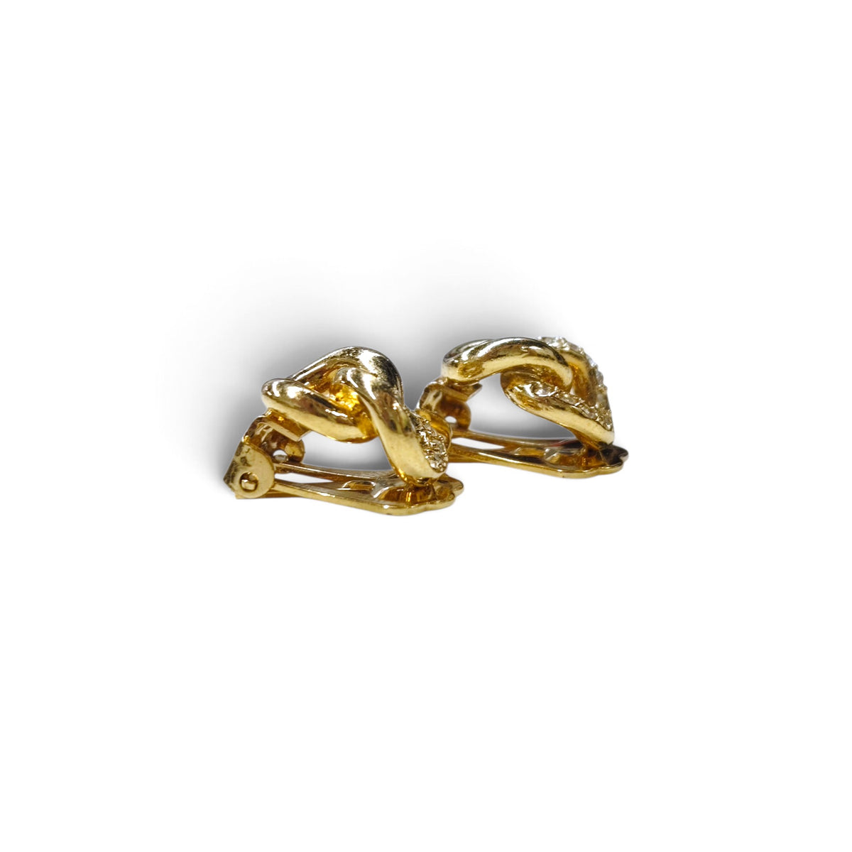 Christian Dior Earrings Gold Rank B