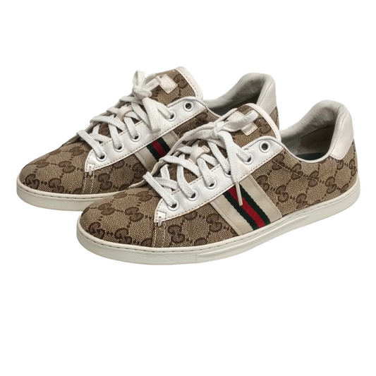 GUCCI Sneaker Lady's Brown Size 37 234371