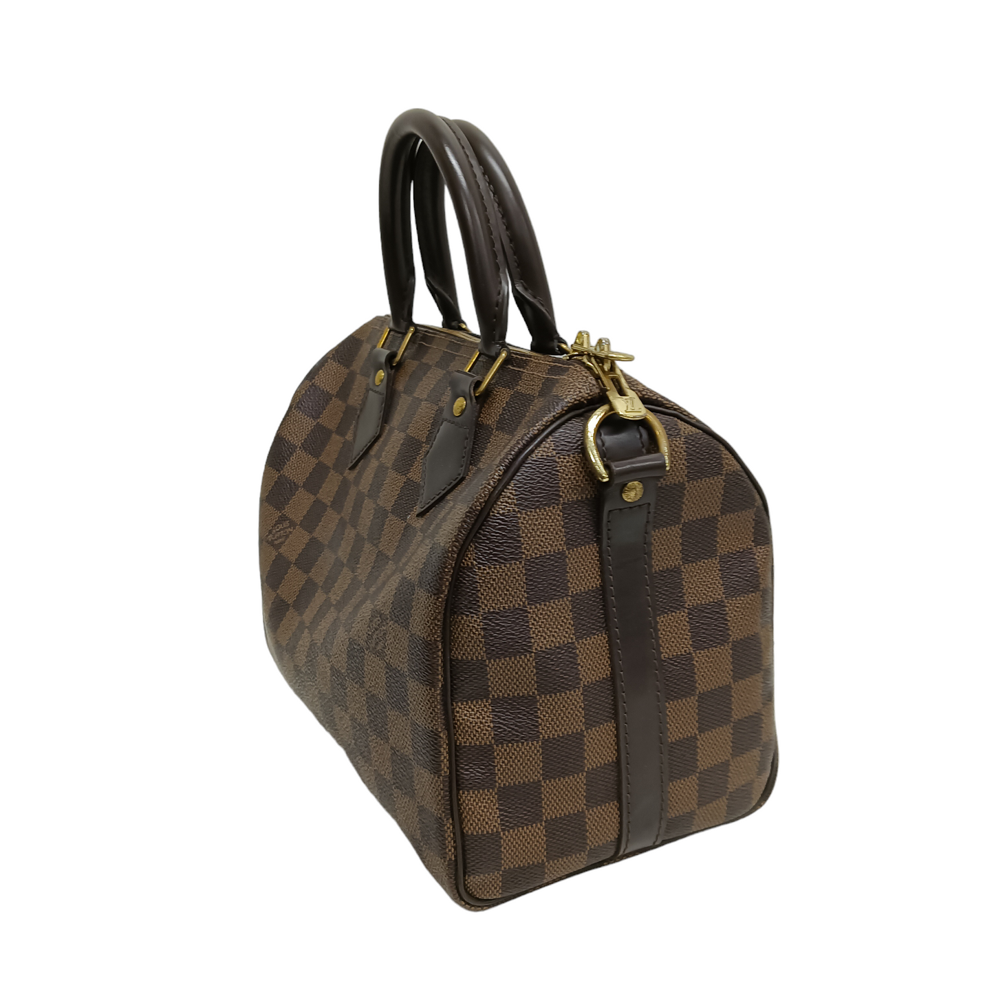 LOUIS VUITTON 2WAY Bag Damier DU0144 Speedy 25. Bandliere