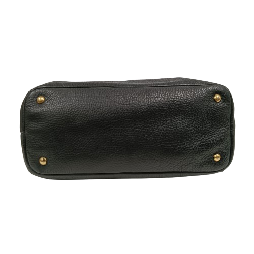 PRADA 2WAY Bag Black Self-Repaint/Handle Damage