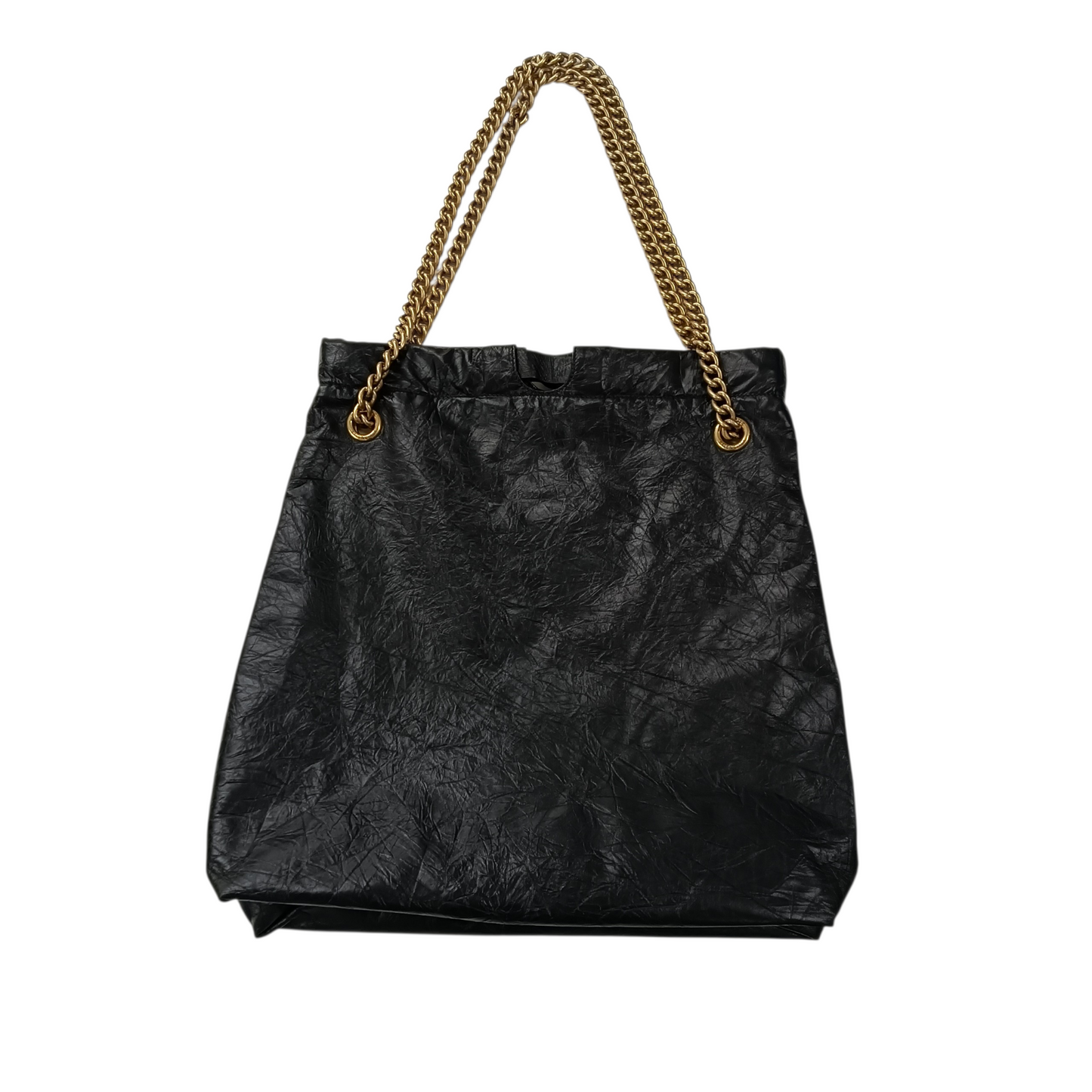 BALENCIAGA Chain Tote Bag 742941 Black